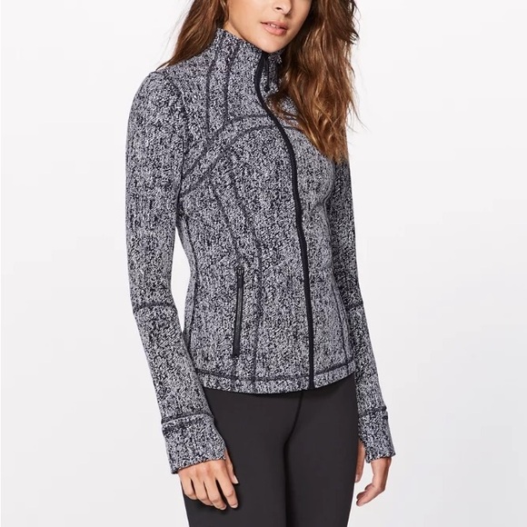 lululemon athletica Jackets & Blazers - Lululemon Define Jacket
Rush Jacquard Black White 12